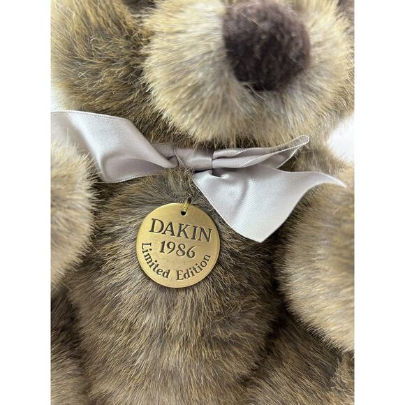 Vintage Dakin Baron Bear Plush‎ 1986 Limited Edition Brown Teddy Bear Jointed - Picture 2 of 10